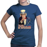 Uncle Sam Second Amendment Ladies T-shirt Style001