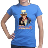 Uncle Sam Second Amendment Ladies T-shirt Style001