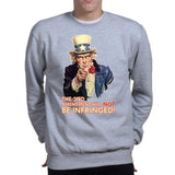 Uncle Sam Second Amendment Mens Sweatshirt Style001
