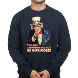 Uncle Sam Second Amendment Mens Sweatshirt