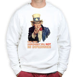 Uncle Sam Second Amendment Mens Sweatshirt
