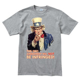 Uncle Sam Second Amendment Mens T-shirt Style001