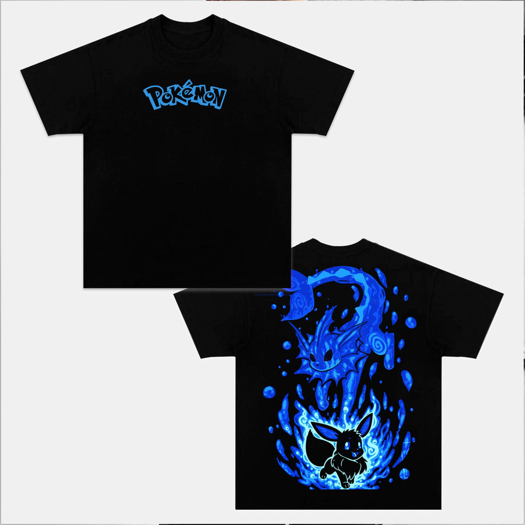 UNISEX ANIME INSPIRED VINTAGE OVERSIZED TEEä¸¨POKEÌMON-[DS] Style004