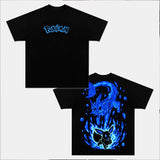 UNISEX ANIME INSPIRED VINTAGE OVERSIZED TEEä¸¨POKEÌMON-[DS] Style004