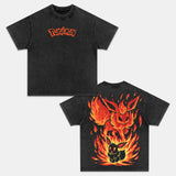 UNISEX ANIME INSPIRED VINTAGE OVERSIZED TEEä¸¨POKEÌMON-[DS] Style005