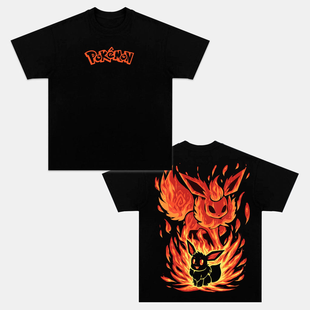 UNISEX ANIME INSPIRED VINTAGE OVERSIZED TEEä¸¨POKEÌMON-[DS] Style005