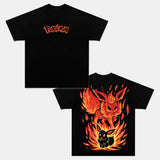 UNISEX ANIME INSPIRED VINTAGE OVERSIZED TEEä¸¨POKEÌMON-[DS] Style005