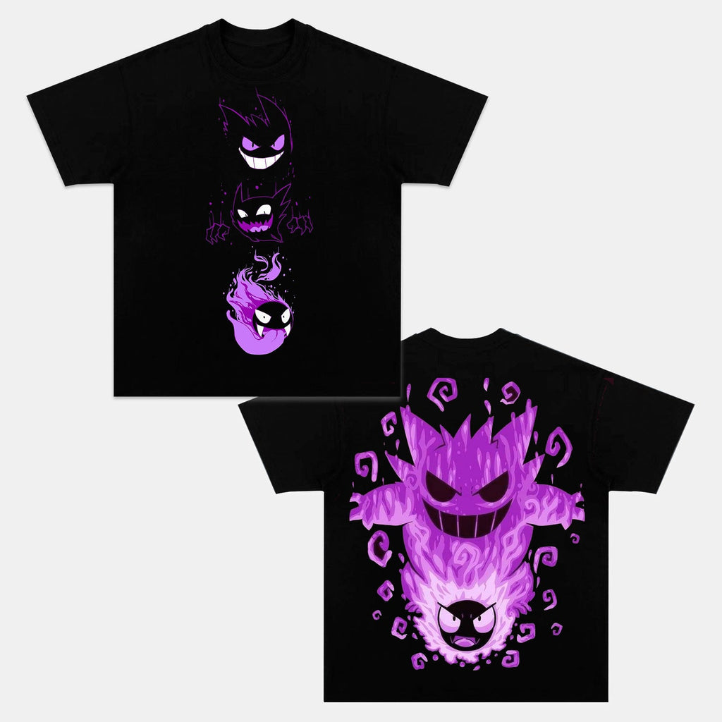 UNISEX ANIME INSPIRED VINTAGE OVERSIZED TEEä¸¨POKEÌMON-[DS]