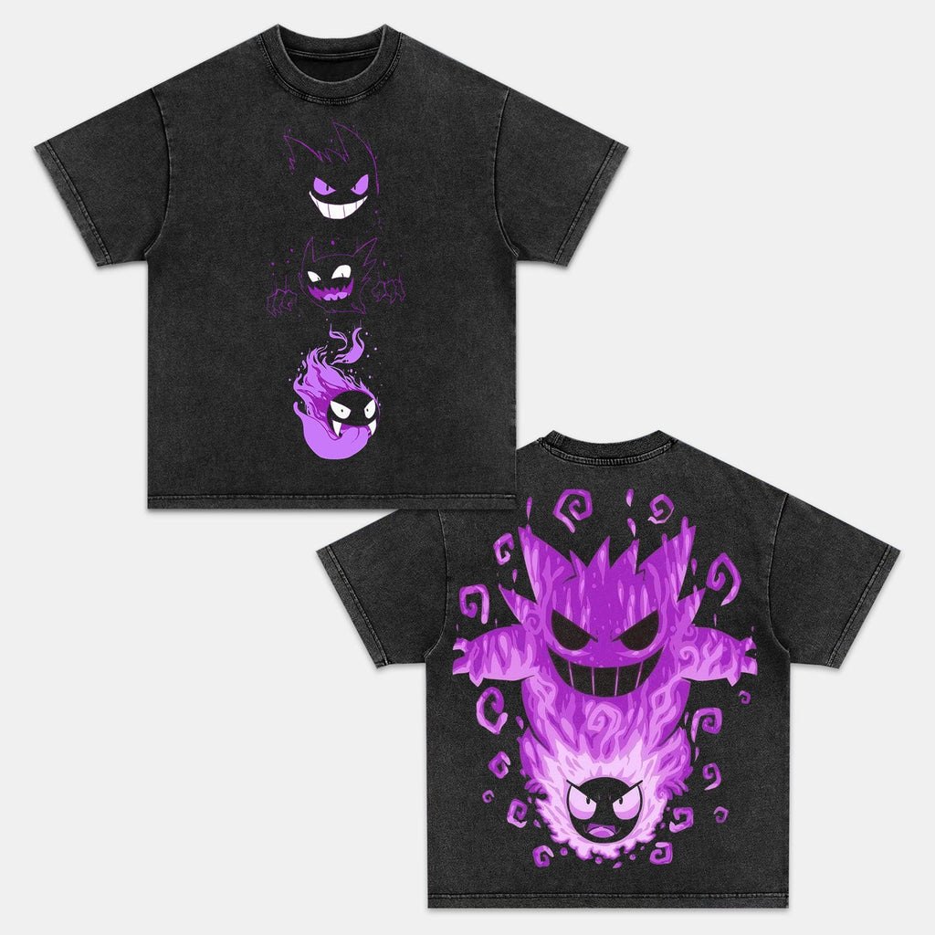 UNISEX ANIME INSPIRED VINTAGE OVERSIZED TEEä¸¨POKEÌMON-[DS]