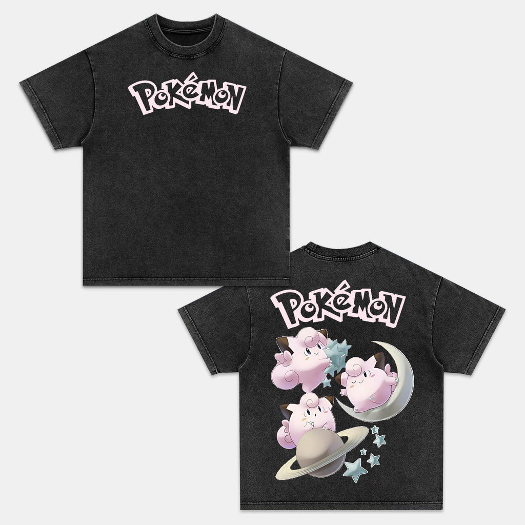 UNISEX POKÃ‰MON ANIME INSPIRED VINTAGE T-SHIRT 7.9-[DS]