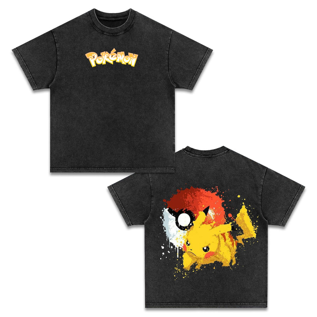 UNISEX POKÃ‰MON ANIME INSPIRED VINTAGE TEE-[DS] Style004