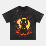 UNISEX POKÃ‰MON ANIME INSPIRED VINTAGE T-SHIRT 7.8-[BACK] Style001