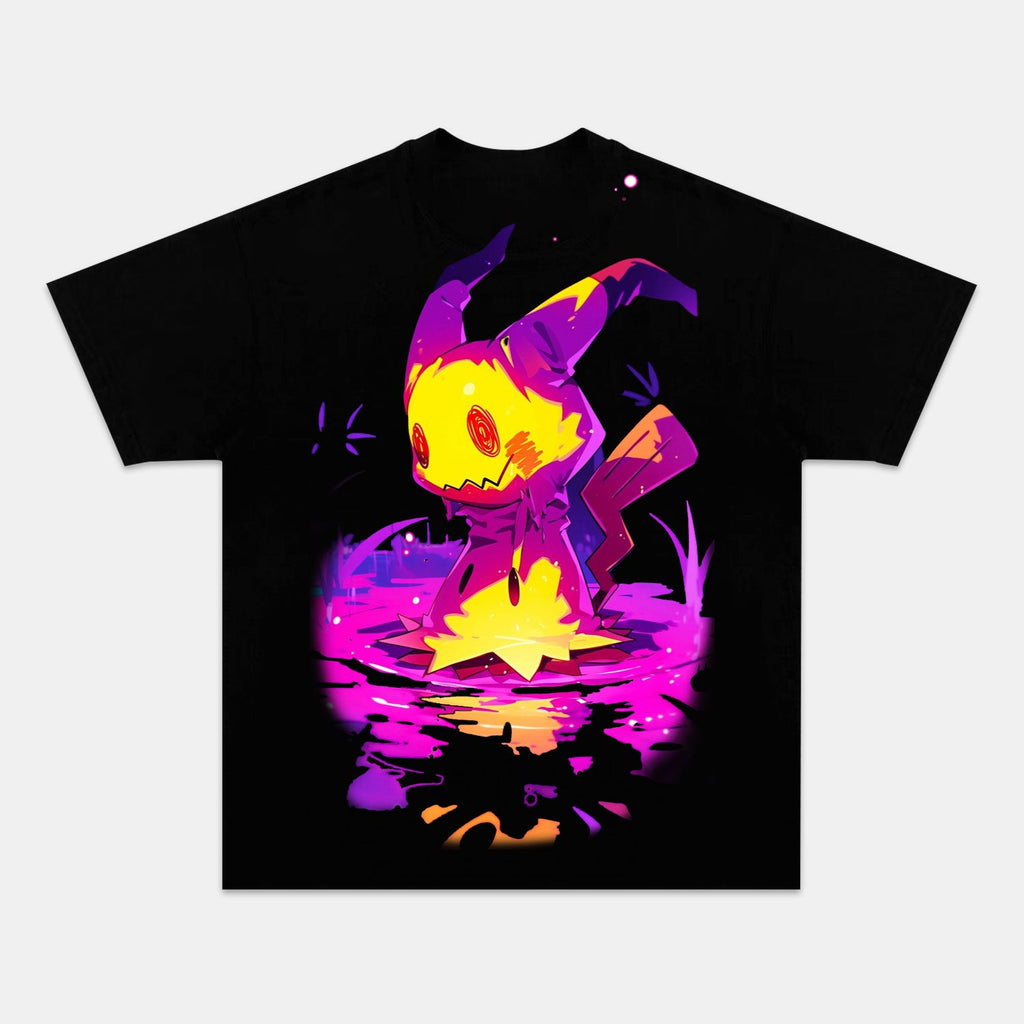 UNISEX POKÃ‰MON ANIME INSPIRED VINTAGE T-SHIRT 7.8-[BACK]