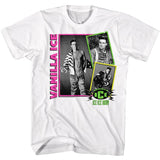 Vanilla Ice - Neon Collage - Short Sleeve - Adult - T-Shirt