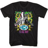 Vanilla Ice - Extreme Colors - Black Front Print Short Sleeve Adult T-Shirt