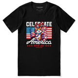 Celebrate 4th July Cat T-Shirt