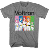 Voltron - Color Blocks - Short Sleeve - Heather - Adult - T-Shirt