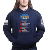 The Four Rules of Pew Pew Hoodie