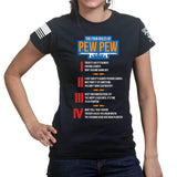 The Four Rules of Pew Pew Ladies T-shirt Style001