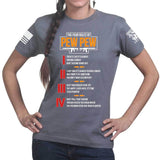 The Four Rules of Pew Pew Ladies T-shirt Style001
