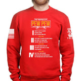 The Four Rules of Pew Pew Sweatshirt Style001