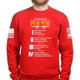 The Four Rules of Pew Pew Sweatshirt