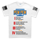 The Four Rules of Pew Pew Men's T-shirt
