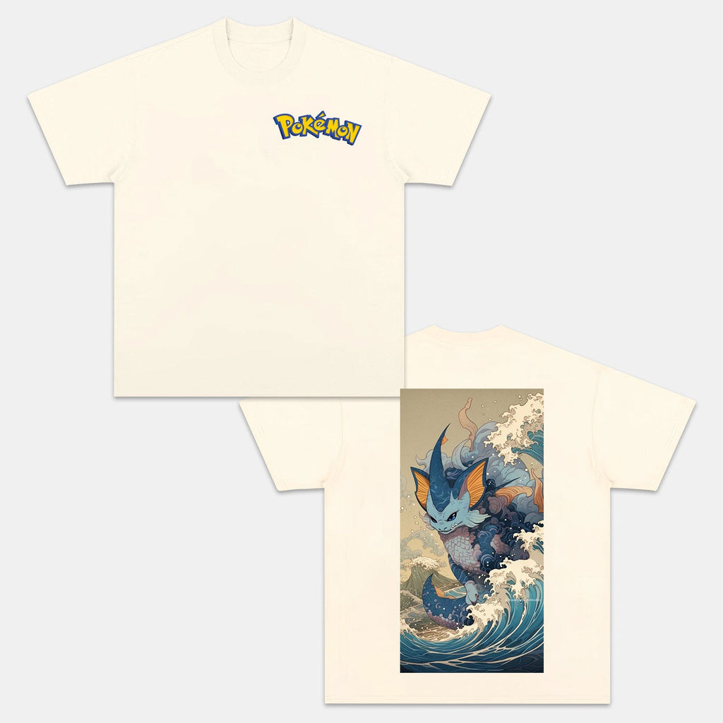 VAPOREON UNISEX ANIME INSPIRED VINTAGE T-SHIRTä¸¨POKÃ‰MON-[DS]