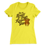 Breast & Thigh Kinda Guy Funny Thanksgiving Women's T-Shirt