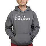 Victim or Gun Owner Mens Hoodie