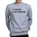Victim or Gun Owner Mens Sweatshirt Style001