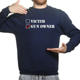 Victim or Gun Owner Mens Sweatshirt