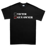 Victim or Gun Owner Mens T-shirt Style001