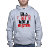 Unisex Victor Not Victim Hoodie Style001