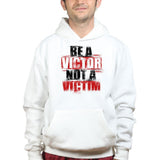 Unisex Victor Not Victim Hoodie Style001