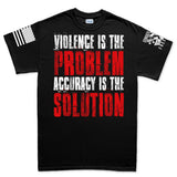 Violence Is The Problem Men's T-shirt Style001