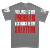 Violence Is The Problem Men's T-shirt Style001