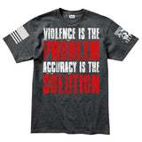 Violence Is The Problem Men's T-shirt Style001
