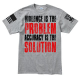 Violence Is The Problem Men's T-shirt Style001