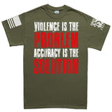 Violence Is The Problem Men's T-shirt Style001