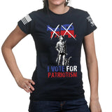 Vote for Patriotism Ladies T-shirt Style001