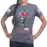 Vote for Patriotism Ladies T-shirt Style001