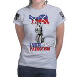 Vote for Patriotism Ladies T-shirt Style001