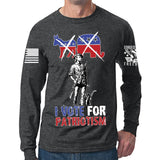 Vote for Patriotism Long Sleeve T-shirt Style001