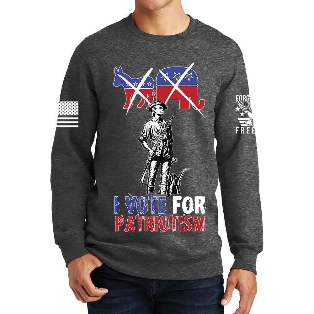 Vote for Patriotism Sweatshirt Style001