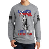 Vote for Patriotism Sweatshirt Style001