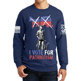 Vote for Patriotism Sweatshirt Style001