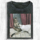 WACKY CAT TEE Style006