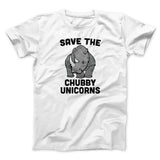 Save The Chubby Unicorns Funny Men/Unisex T-Shirt