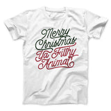 Merry Christmas Ya Filthy Animal Funny Movie Men/Unisex T-Shirt